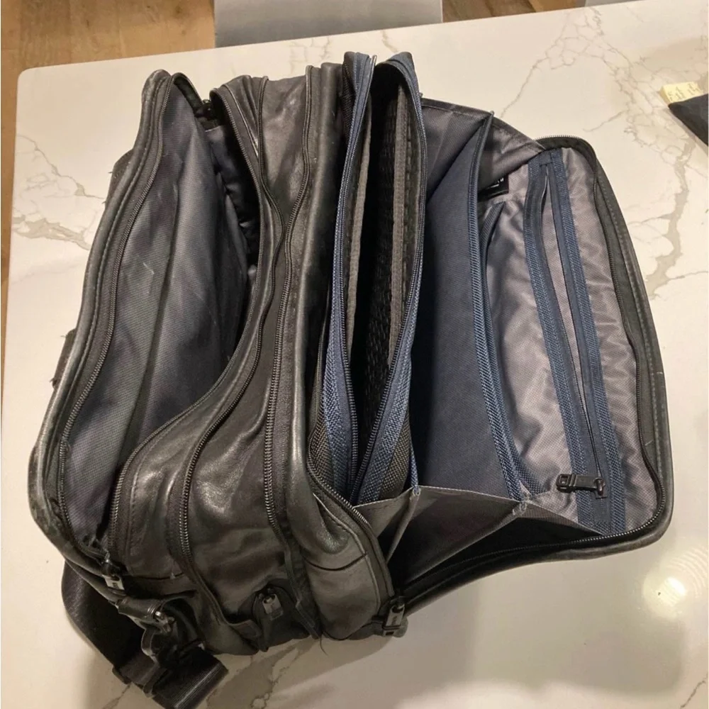 Tumi 100% Leather Laptop Bag